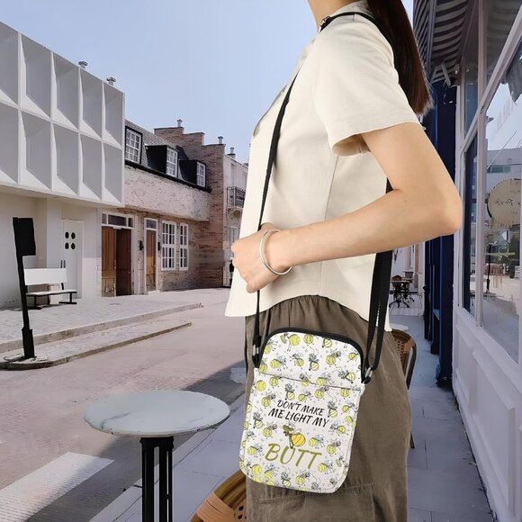 Funny Frog Princess Crossbody Bag - Stylish and Water-Resistant Gift for All - Picture 7 of 7